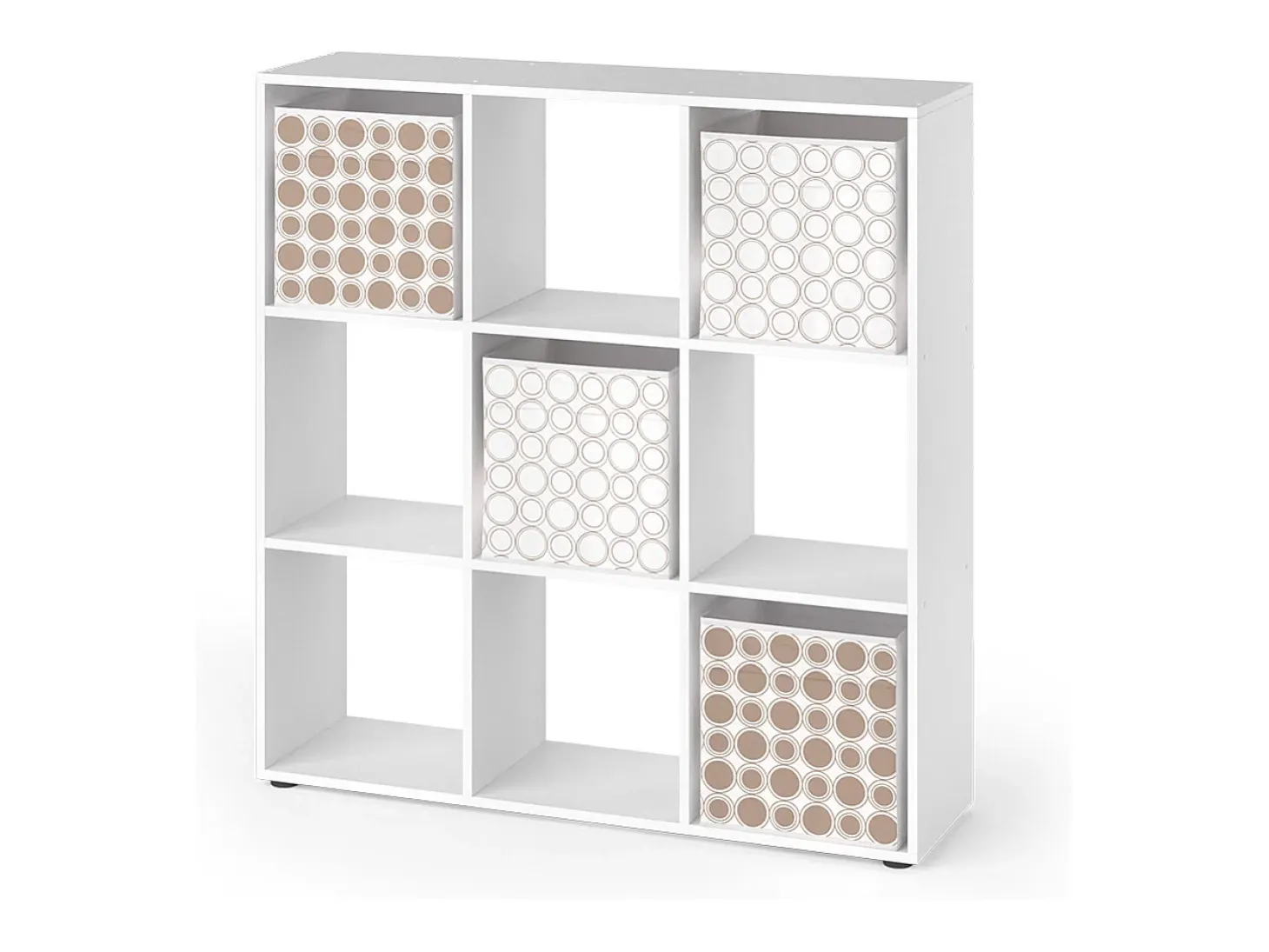 Divisória de sala branco 104x29x108 nove
