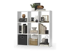 Divisória de sala branco 104x29x108 nove