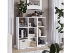 Divisória de sala branco 104x29x108 nove