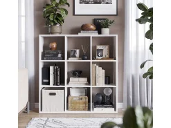 Divisória de sala branco 104x29x108 nove