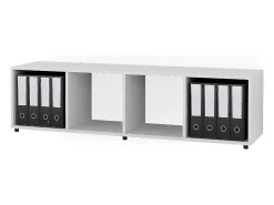 Divisória de sala branco 142.5x33x36.2 ludus