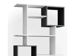 Divisória de sala branco/antracite 92x29x187.7 cube