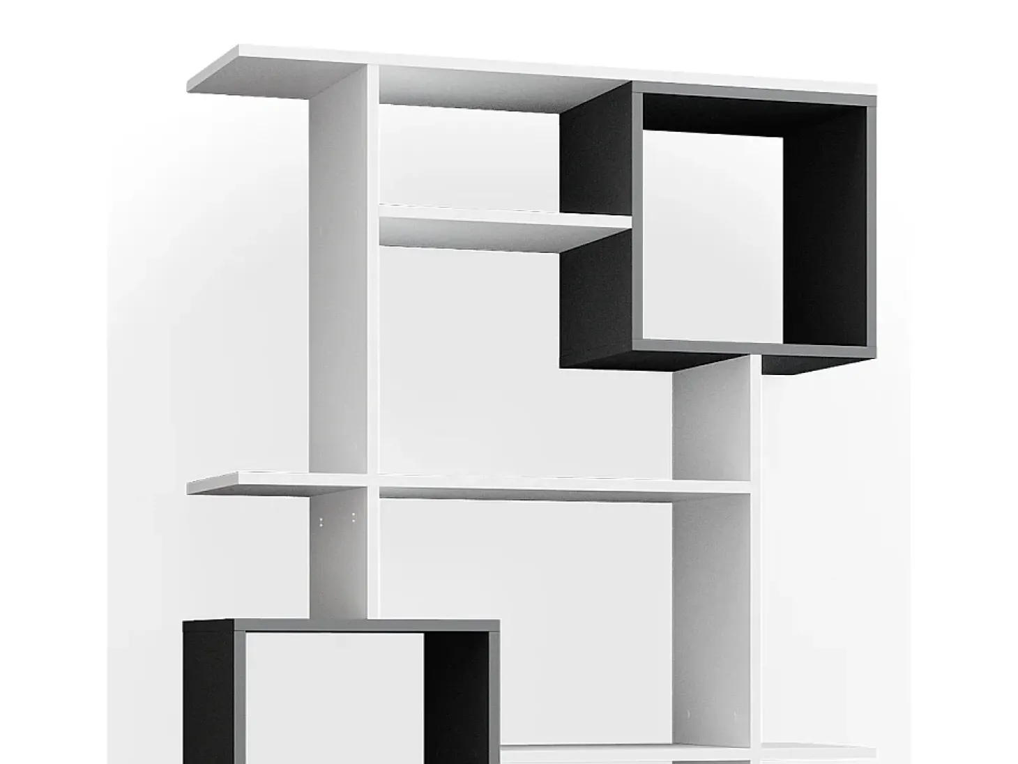 Divisória de sala branco/antracite 92x29x187.7 cube