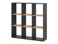 Divisória de sala carvalho antracite/goldkraft 107.2x29x107.8 nove