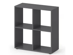 Divisória de sala cinza 72.6x29x72 tetra