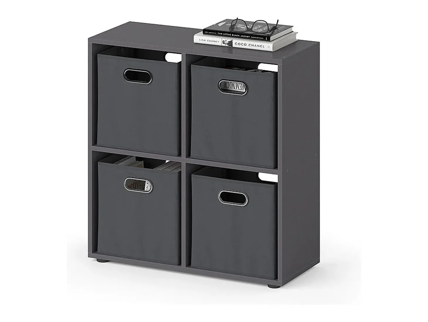 Divisória de sala cinza 72.6x29x72 tetra