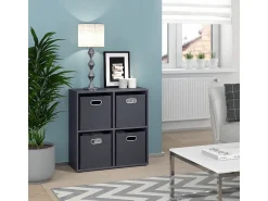 Divisória de sala cinza 72.6x29x72 tetra