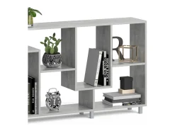 Divisória de sala cinza 160.6x25x67.2 noa