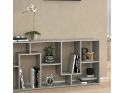 Divisória de sala cinza 160.6x25x67.2 noa
