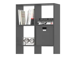 Divisória de sala cinza 143x29x72 scutum