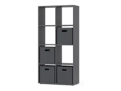 Divisória de sala cinza 143x29x72 scutum