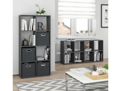 Divisória de sala cinza 143x29x72 scutum
