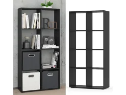 Divisória de sala preto 143x29x72 scutum
