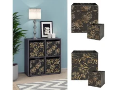 Divisória de sala preto 72.6x29x72 tetra