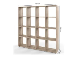 Divisória de sala sonoma 138.5x29x142.5 karree