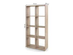Divisória de sala sonoma 143x29x72 scutum