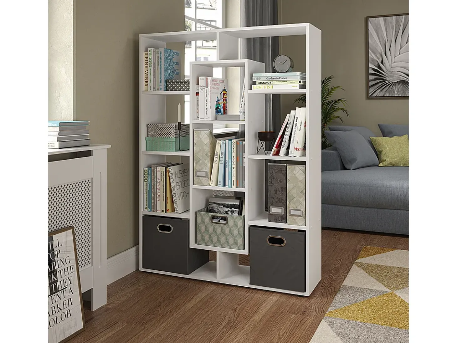 Drehregal branco 107.2x29x143