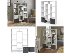 Drehregal branco 107.2x29x143