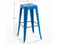 Dudeco Banco Leeds Alto Azul
