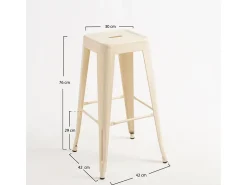Dudeco Banco Leeds Alto Bege