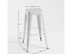 Dudeco Banco Leeds Alto Branco