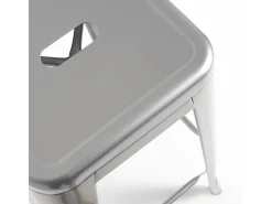 Dudeco Banco Leeds Alto Cinzento metalizado