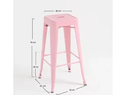 Dudeco Banco Leeds Alto Rosa Coral