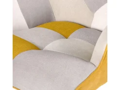 Dudeco Poltrona de Balanço Luca Patchwork Mostarda