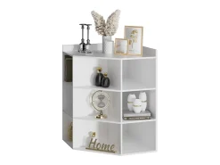 Eckregal branco 60x60x80 elina