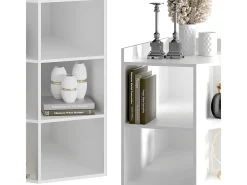 Eckregal branco 60x60x80 elina