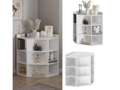 Eckregal branco 60x60x80 elina