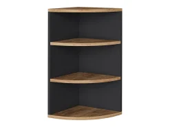 Eckregal carvalho antracite/goldkraft 30x30x60 ecki