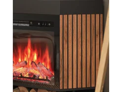 Elektrokamin preto 100x73x80 lynea