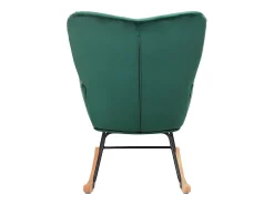 Elza | Cadeira de Baloiço Veludo Verde