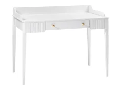 Escrivaninha de console com 1 gaveta em MDF branco fosco - RENEVI por Pascal Morabito