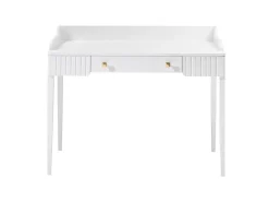Escrivaninha de console com 1 gaveta em MDF branco fosco - RENEVI por Pascal Morabito