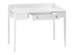 Escrivaninha de console com 1 gaveta em MDF branco fosco - RENEVI por Pascal Morabito