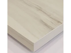 Escrivaninha Extensível, 99x90x35cm, retrátil, Mesa de Computador, Branco veado