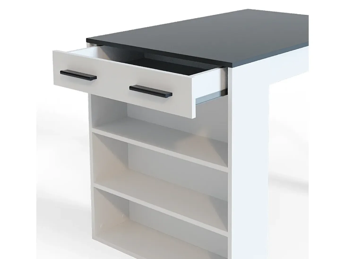 Esszimmertisch antracite/branco 67x100x77.5 repose