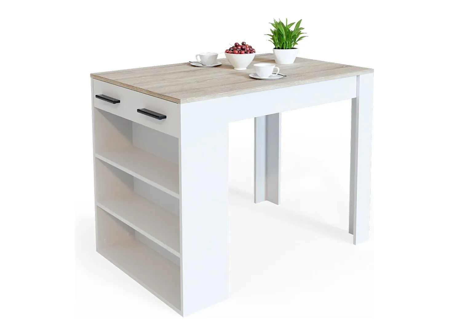 Esszimmertisch sonoma/branco 67x100x77.5 repose
