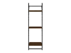 Estante 3 prat. c/ barras 2 pcs 30x25x100 cm carvalho castanho PT491212