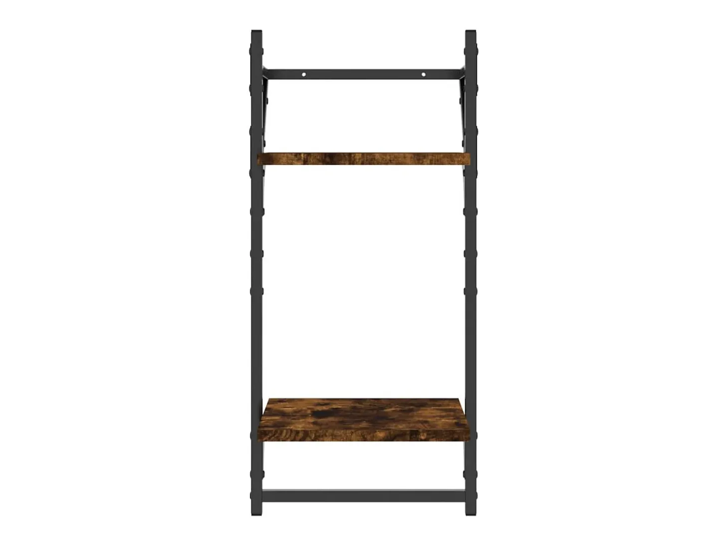 Estante 2 prateleiras c/ barras 2pcs 30x25x65cm carvalho sonoma PT501994
