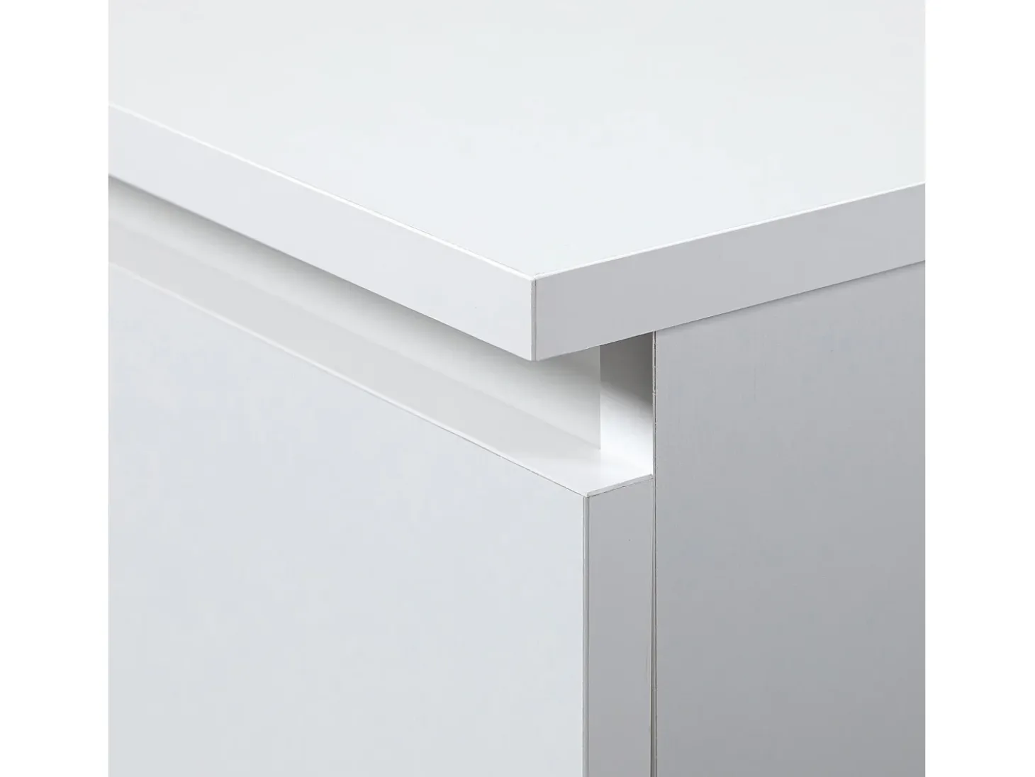 Estante Alta com Gavetas e Portas, 60cm, Branco, Laminado, Montagem DIY