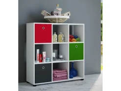 Estante Benas Branco A. 93 x L. 90 x P. 30 cm