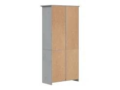 Estante BODO 5 prateleiras 82x40x173 cm pinho maciço cinzento PT632441
