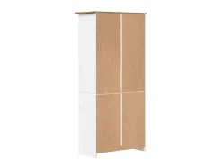 Estante BODO 5 prateleiras 82x40x173 cm pinho maciço castanho PT726308