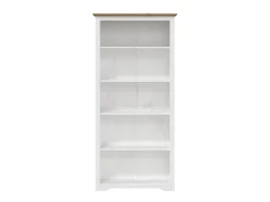 Estante BODO 5 prateleiras 82x40x173 cm pinho maciço castanho PT726308