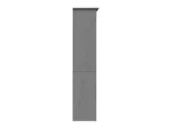 Estante BODO 82x40x173 cm madeira de pinho maciça cinzento PT263126