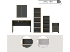Estante branco 40x30x140 tetrix