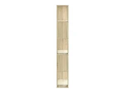 Estante c/ 5 prateleiras derivados de madeira carvalho sonoma